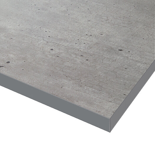 Grey Shuttered Concrete Edge Detail Sample